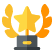 Trophy icon representing achievement